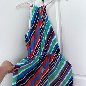 Lilly Pulitzer 100% Silk Summer Nautical Dress